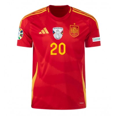 Spanien Pedri Gonzalez #20 Hjemmebanetrøje EM 2024 Kortærmet Spanien Pedri Gonzalez #20 Hjemmebanetrøje EM 2024 Kortærmet